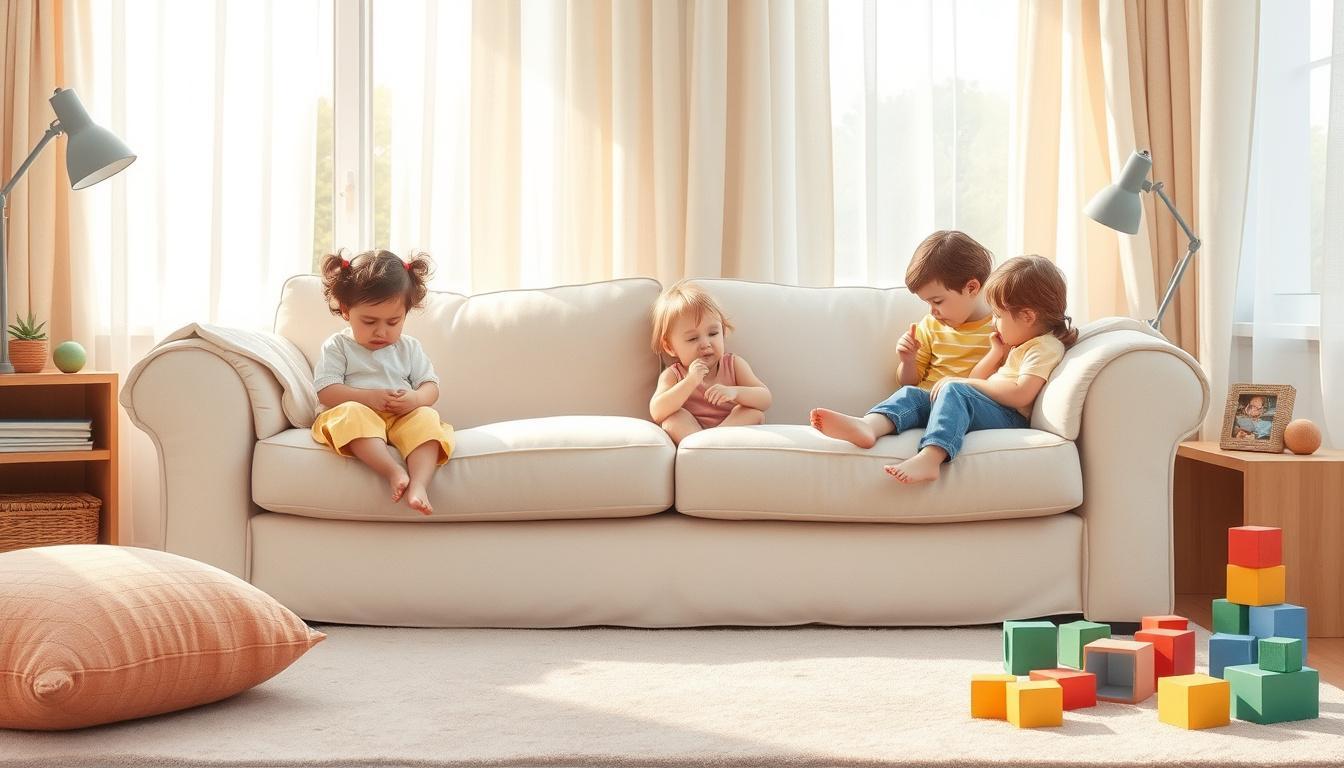 5 dicas para cuidar do estofado em casa com crianças pequenas