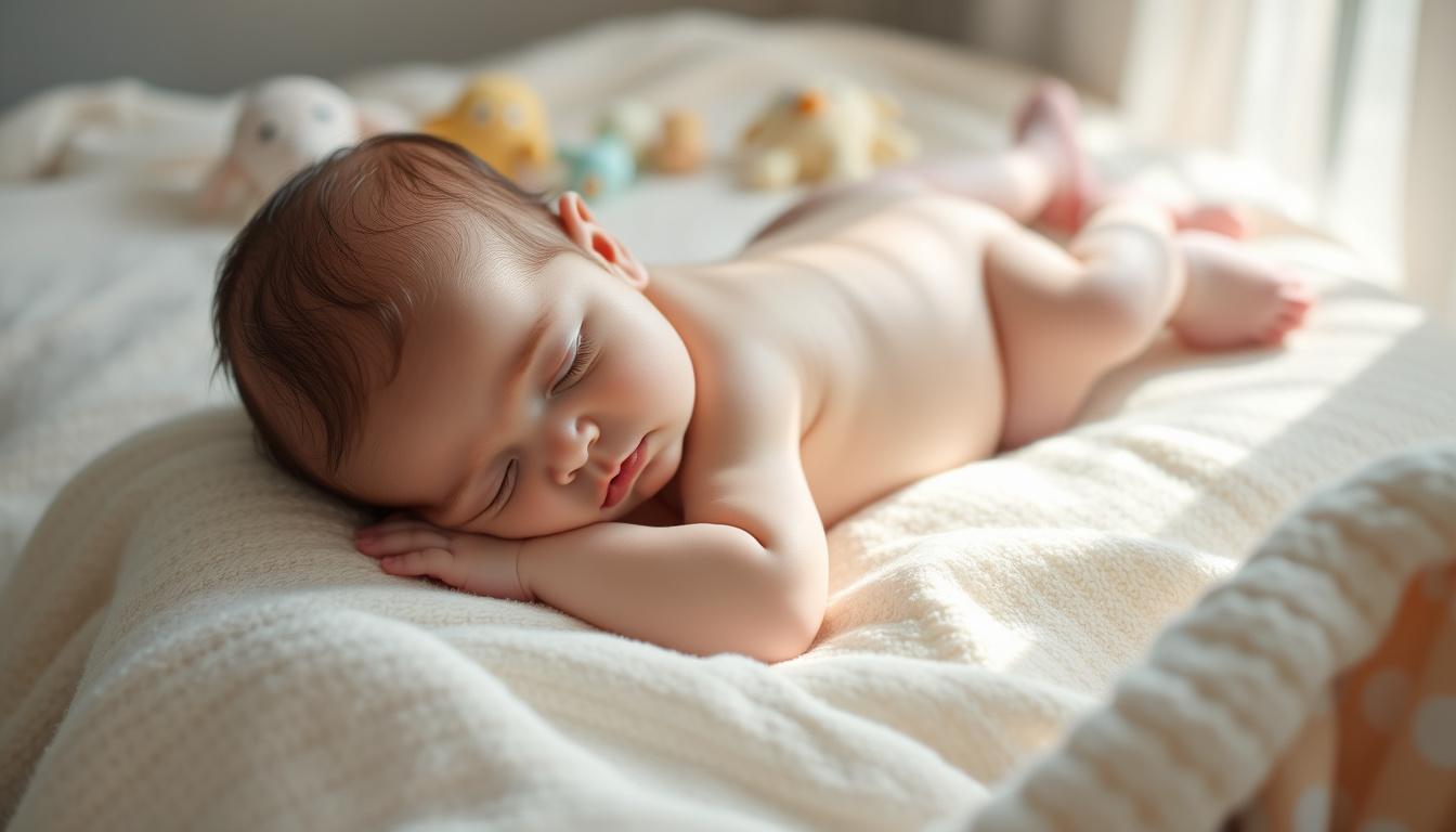 Benefícios e cuidados ao colocar o recém-nascido de barriga para baixo