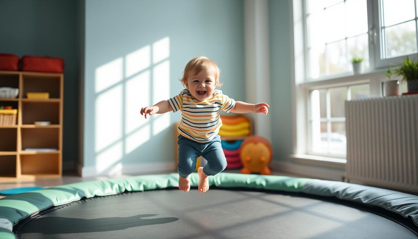 Como garantir segurança em brinquedos de salto para os pequenos