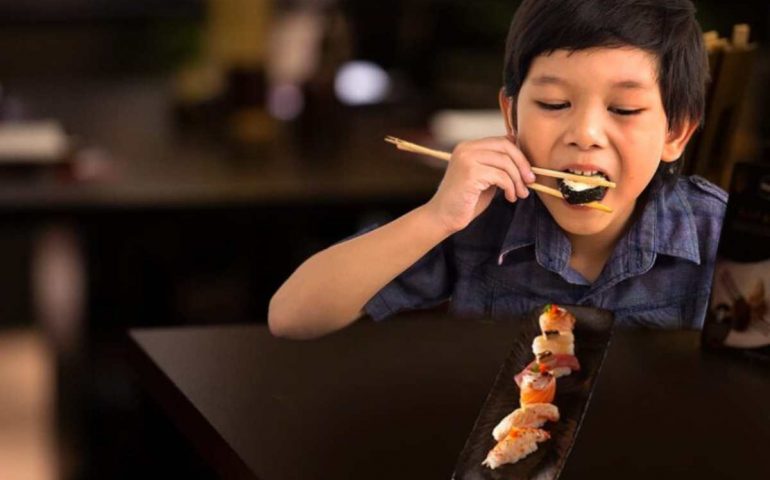 Comida Japonesa crianças